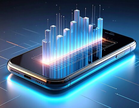 mobile phone with graph, business graph on smartphone, mobile phone and graph, business graph with arrow,
hand holding smart phone with chart, business graph, business graph on the screen