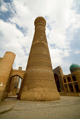 Ancient Kalyan Minaret, Part of the Po-i-Kalyan Mosque Complex, Bukhara, Uzbekistan