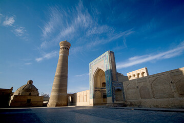 Ancient Kalyan Minaret, Part of the Po-i-Kalyan Mosque Complex, Bukhara, Uzbekistan