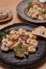 homemade Gnocchi handmade Italian food 