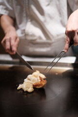 Lobster, Teppanyaki, Japanese Cooking stock photo
