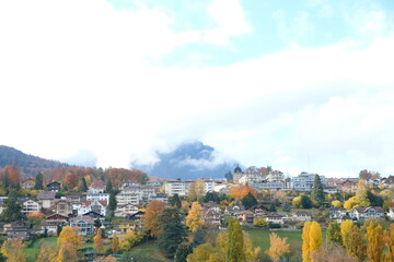 Autumn in Spiez, Switzerland