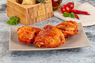 Baked marinated crispy chicken tighs