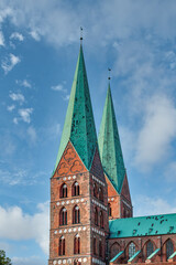 Fototapeta premium Lubeck is a city in northern Germany, Europe