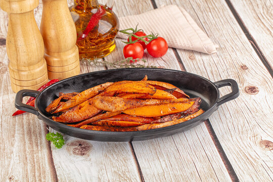 Homemade cuisine - baked sweet batat