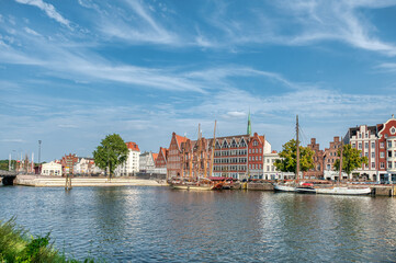 Fototapeta premium Lubeck is a city in northern Germany, Europe