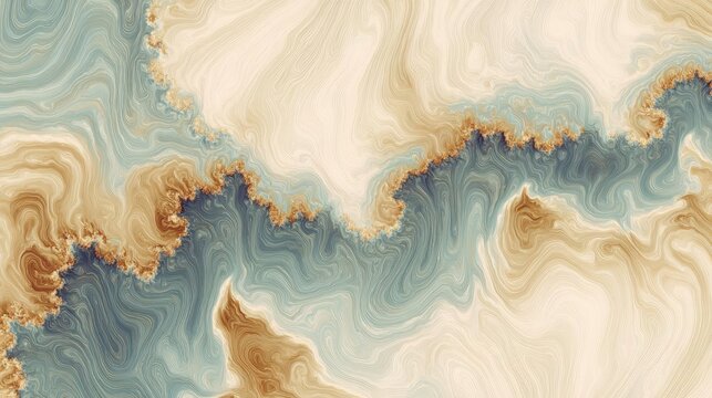 Abstract digital art piece that appears to be a topographic map of a mountain range.