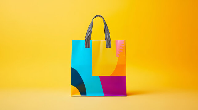 Custom printed bag with creative illustrations