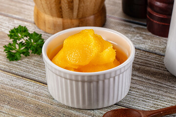 Golden Ghee melted homemade butter