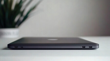 Close up computer mockup
