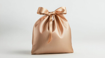 Compact drawstring shopping bag with a stylish design
