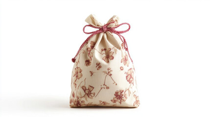Compact drawstring shopping bag with a stylish design
