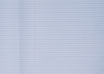 Notebook Lined Paper Background