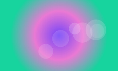 Soft gradient background with pink purple and teal colors and bokeh effect