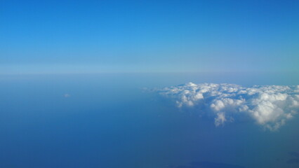 beautiful blue sky and cloud