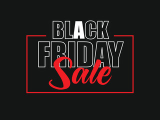 Black Friday sale event promotion vector with bold yellow text, black background, dynamic discount badge, scalable EPS for retail ads, e-commerce campaigns, and festive marketing graphics.