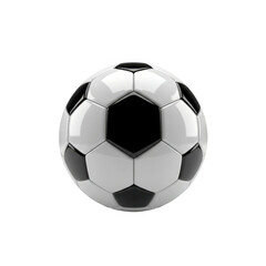 Naklejka premium Classic soccer ball isolated on transparent background