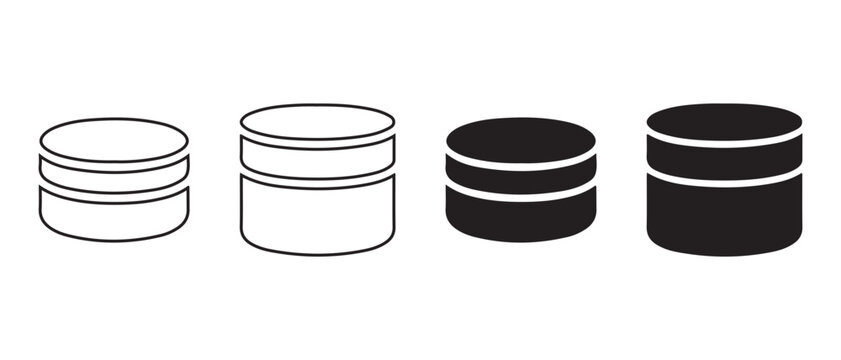 Jar Silhouette Bundle. Minimalist Icons for Stickers & Printables.