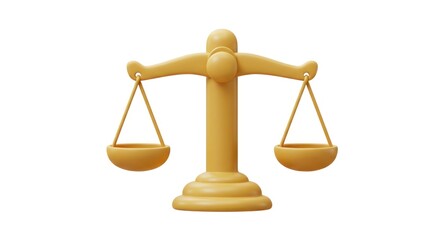 Golden Scales of Justice Symbolizing Fairness and Legal Balance.