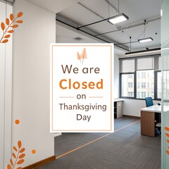 Thanksgiving Day Office Closure Announcement
