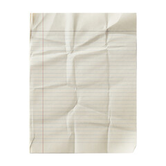 Notebook Paper Isolated