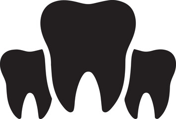 Tooth silhouette with money sign inside, symbolizing dental cost, value, and finance care.