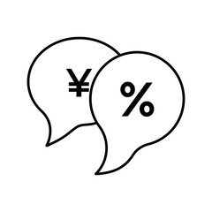 Money Chat Negotiation Business Bank Exchange icon