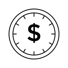 Clock Hour Business icon pack symbols Money Logo