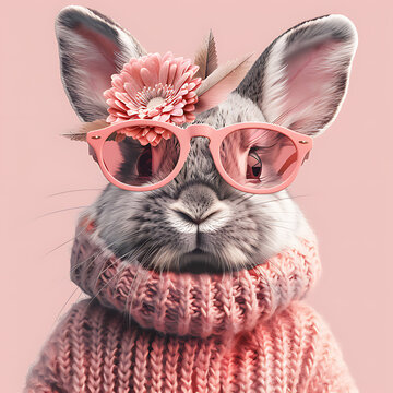 rabbit and mouse