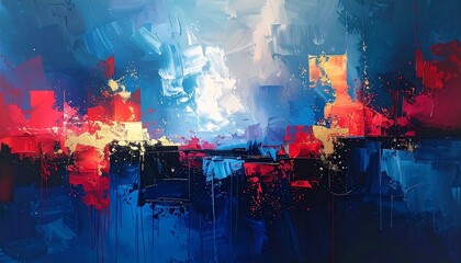 Abstract Expressionism - A Symphony of Color and Form in Modern Art.