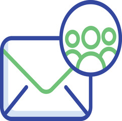 Abstract geometric shapes with vibrant color palette