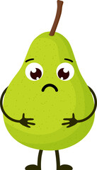 Happy pear with face