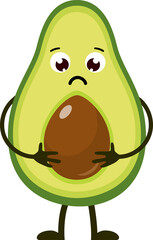 Cartoon funny fruits.