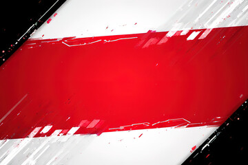 red white black abstract geometric background.created with the help of artificial intelligence.