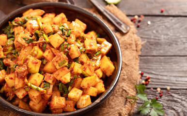 Radish kimchi, Korean traditional food