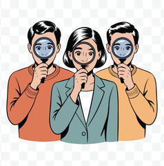 Focused Group Searching for Answers and Clues