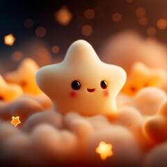 cute cartoon star illustration