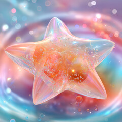 cute cartoon star illustration