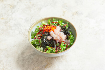 Raw Fish Bibimbap with Tuna