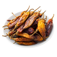 Dry Chilli isolated on transparent background