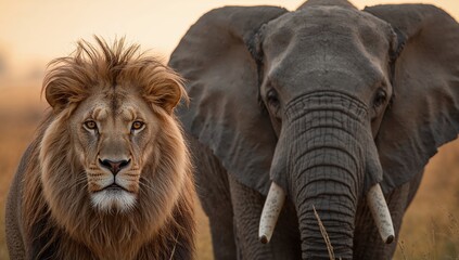 Majestic Duo. A Study in Texture, Color, and Light, Capturing the Essence of Wildlife.