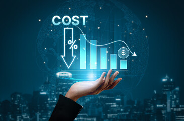 Cost reduction and cost saving through digital transformation, business cost optimization, operational cost reduction, financial saving, and resource efficiency strategies for business success. Spline