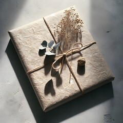 Geschenkverpackung Natur