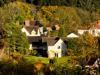 A view over the suburbs of the city of Birmingham Worcestershire West Midlands England UK