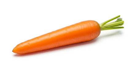 Isolated fresh carrot vegetable healthy food ingredient for cooking recipe
