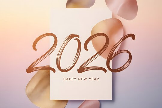 Celebrate 2026 New Year with a stylish and elegant festive design for your social media campaigns and warm greetings, get ready for a prosperous year ahead