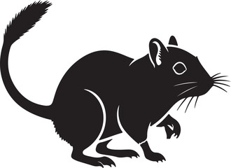 Obraz premium Cute wild cartoon squirrel on a branch with a nut vector illustration