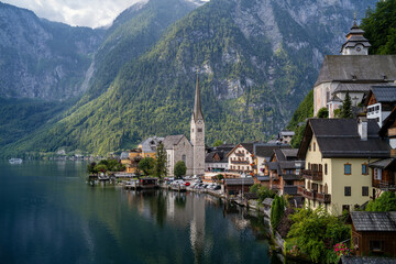 Fototapeta premium Hallstatt aim Salzkammergut 