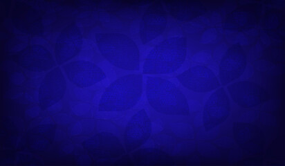 Abstract Blue Background with Leaf Pattern: A captivating abstract design featuring a deep blue hue and delicate leaf pattern, creating a sense of depth and elegance. 