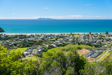Waihī Beach and Bay of Plenty coastline, New Zealand
